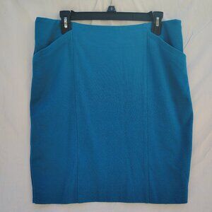 Cabi Teal Pencil Skirt (12)